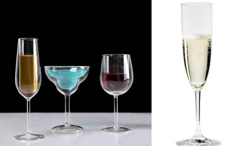 Double Wall Champagne Glass